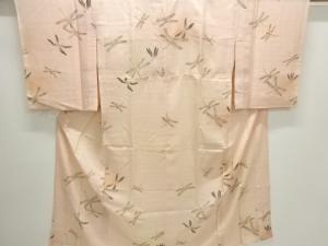 アンティーク　絽トンボ模様長襦袢